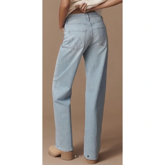 MOTHER NWT The Maven Sneak High Rise Straight Leg Jeans - Picture 2 of 10